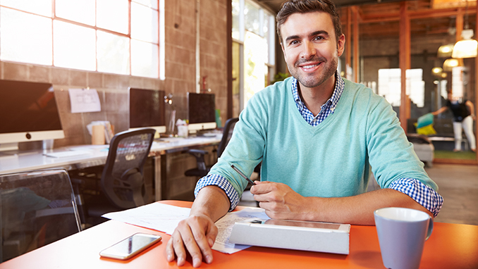 Man working at office